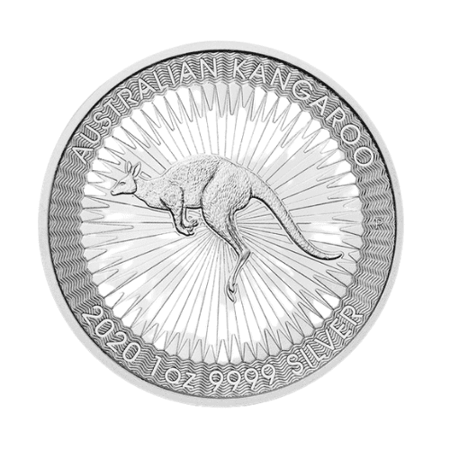 【新品】2020年 オーストラリア カンガルー銀貨 1オンス クリアケース付