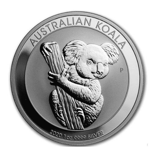 純銀 オーストラリア コアラ 銀貨 2022年 コインカプセル入り - 貨幣