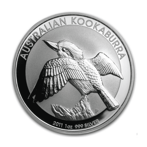2011年 オーストラリア カワセミ銀貨 1オンス カプセルケース付