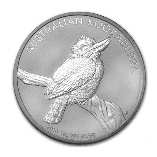 2010年 オーストラリア カワセミ銀貨 1オンス カプセルケース付