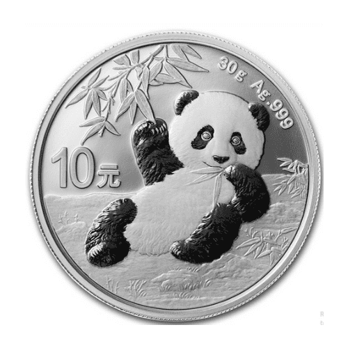 2020年 中国 パンダ銀貨 30g カプセルケース付｜恵比寿コイン