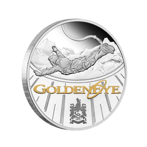 2020年 ツバル  ジェームズ・ボンド『ゴールデンアイ』銀貨  1オンス 専用ケース