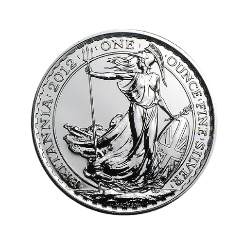 2012年 イギリス ブリタニア 銀貨 1オンス 新品未使用 カプセルケース付 