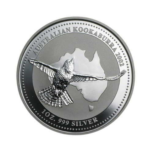 2002年 オーストラリア カワセミ銀貨 新品未使用 1オンス カプセルケース付｜シルバーコイン専門の恵比寿コイン