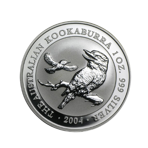 スイーツ柄 ブルー オーストラリア カワセミ 2004年 1オンス 銀貨