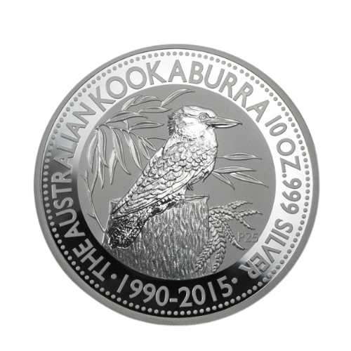 2015年 オーストラリア カワセミ銀貨  新品未使用  10オンス（311g）クリアケース付
