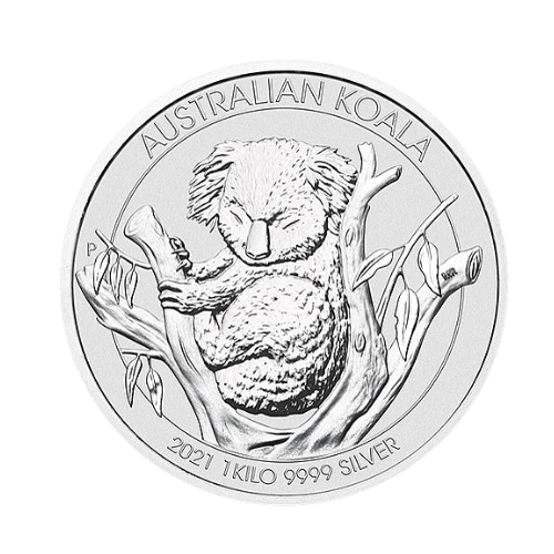 2021年 オーストラリア コアラ銀貨 新品未使用 1kg カプセルケース付｜シルバーコイン専門の恵比寿コイン