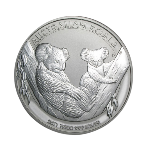 2011年 オーストラリア コアラ銀貨  新品未使用  1kg クリアケース付