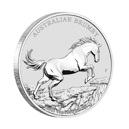 【新品未使用】2021年 オーストラリア 『ブランビー』1オンス銀貨 限定25000枚 カプセルケース付 