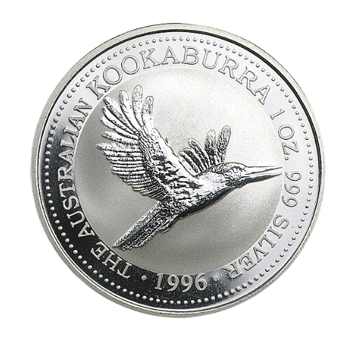 1996年 オーストラリア カワセミ銀貨  新品未使用  1オンス  クリアケース付