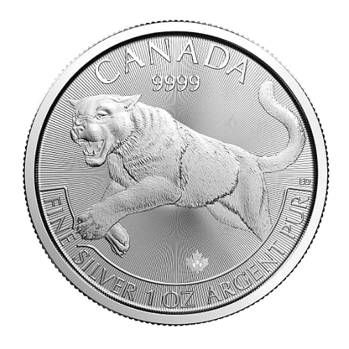 2016カナダ 危険な動物シリーズ 『クルーガー』1オンス地金型銀貨 クリアケース付  新品