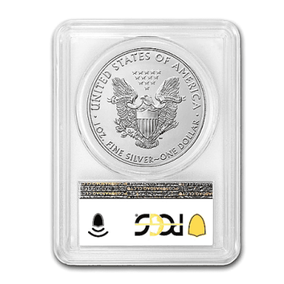 鑑定済】PCGS社最高グレードMS70 2021アメリカ イーグル銀貨（TYPE1） 1オンス スラブケース付 | 恵比寿コイン