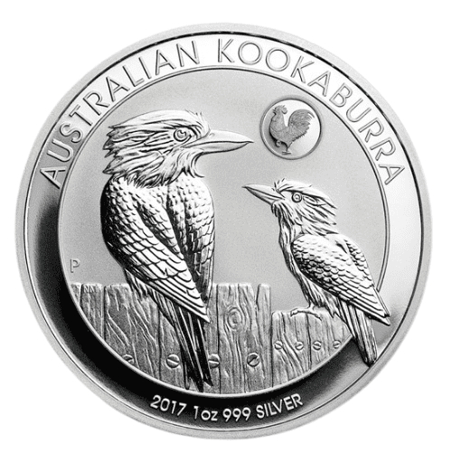2017年 オーストラリア カワセミ銀貨(ニワトリ刻印） 1オンス カプセルケース付 新品