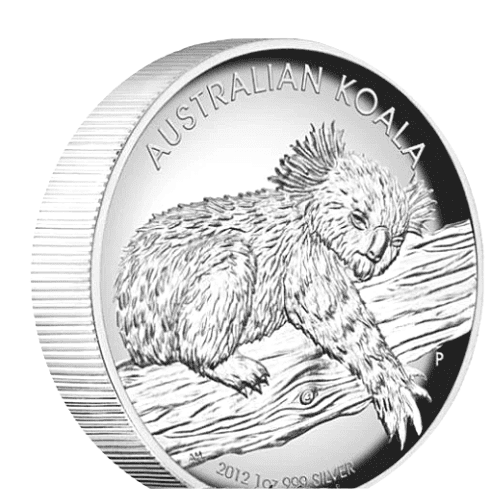 2012 オーストラリア『コアラ』1オンス 高彫り式地金型銀貨 専用箱 新品 限定10000枚