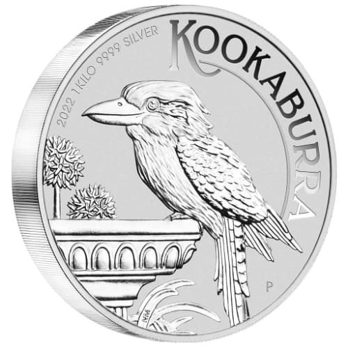 2022年 オーストラリア カワセミ銀貨  地金型銀貨 新品未使用  1kg クリアケース付