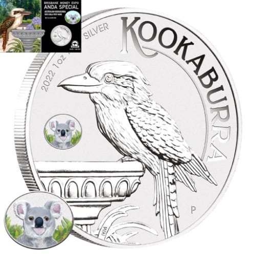 2022年 オーストラリア カワセミ銀貨  コアラマーク 限定2,000枚 地金型銀貨 1オンス 新品未使用