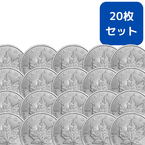 2022年 カナダ メイプル銀貨 1オンス 新品未使用（カプセルケース付）