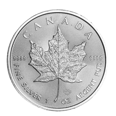 2022年 カナダ メイプル銀貨 1オンス 新品未使用（カプセルケース付）