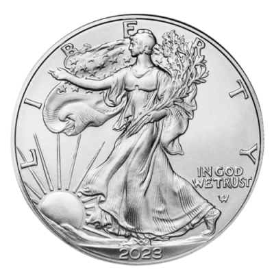 2023アメリカ イーグル銀貨 1オンス地金型銀貨 クリアケース付 新品 | 恵比寿コイン