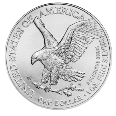 2023アメリカ イーグル銀貨（TYPE2） 20枚セット1オンス地金型銀貨