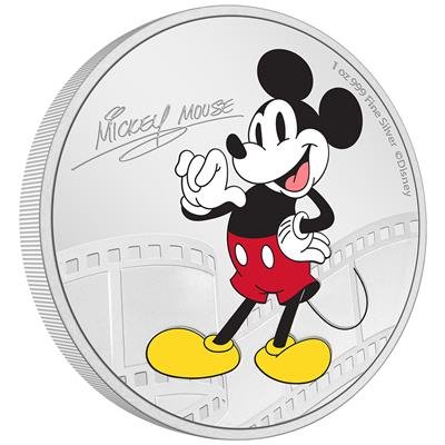 2023ニウエ ディズニー 『ミッキーマウス』カラープルーフ銀貨 1