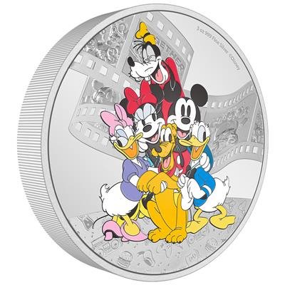 2023ニウエ ディズニー 『ミッキー&フレンズ』カラープルーフ銀貨 3オンス 専用箱付 新品 限定1,000枚
