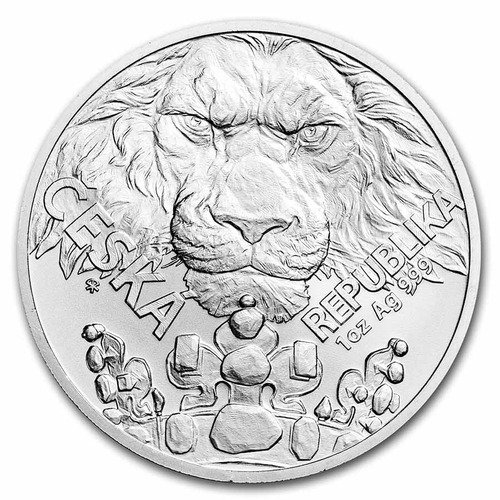 2023 ニウエ『チェコのライオン』地金型銀貨 1オンス カプセルケース付 新品 限定26
