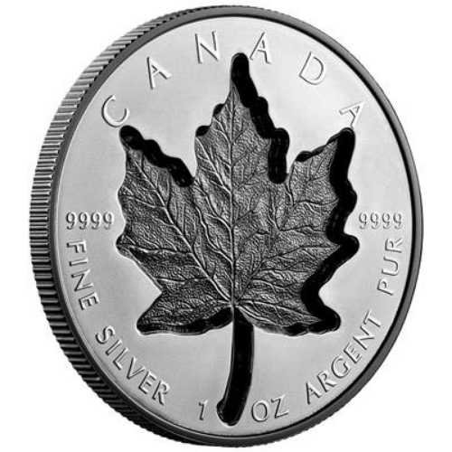 7枚2021年31.1g カナダ メイプルリーフ 純銀 コインケース付き