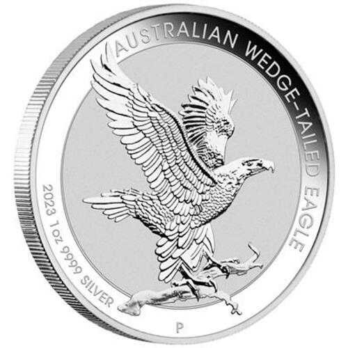2023 オーストラリア『ウェッジテールイーグル』 地金型銀貨 1オンス ...