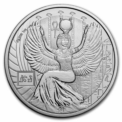 2023 シエラレオネ 『イシス』 地金型銀貨 1オンス 限定5,000枚 新品