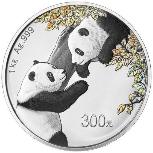 中国　パンダコイン銀貨　３枚