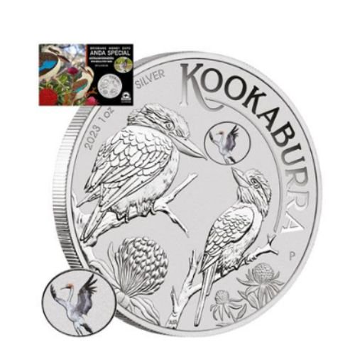 【新発売】2023年 オーストラリア カワセミ銀貨（ブロルガ刻印）  新品  1オンス  クリアケース付