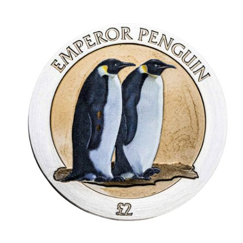 2023イギリス領南極地域『ペンギン』1オンス カラー銀貨 専用箱付 限定750 新品