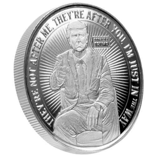 トランプ大統領　銀貨銅貨　1オンス　99.9  各20枚セット