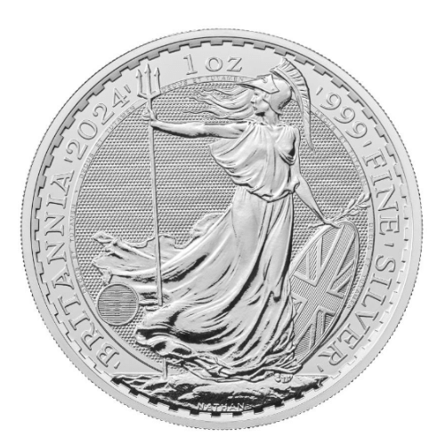 銀貨　2020イギリス ブリタニア銀貨 5枚セット