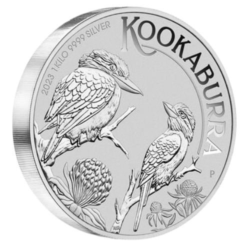 2023年 オーストラリア カワセミ銀貨  地金型銀貨 新品未使用  1kg クリアケース付