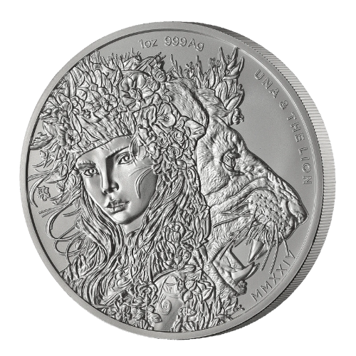 ウナとライオン』銀貨 記念シルバーコインなら『恵比寿コイン』 安心 