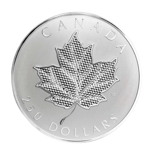 2020 カナダ メイプルリーフ スペースレッド オパール 1オンス 銀貨 - 旧貨幣/金貨/銀貨/記念硬貨