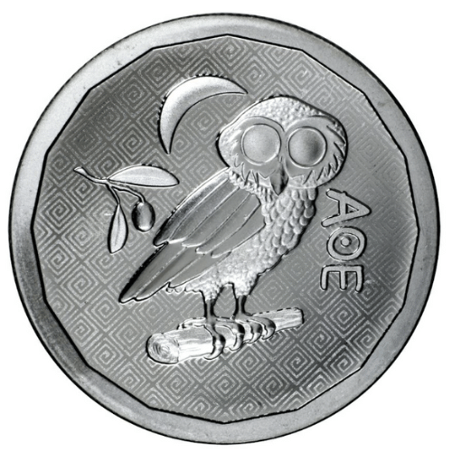 2024 セントヘレナ 『アテネのフクロウ』地金型銀貨 1オンス クリアケース付 新品 