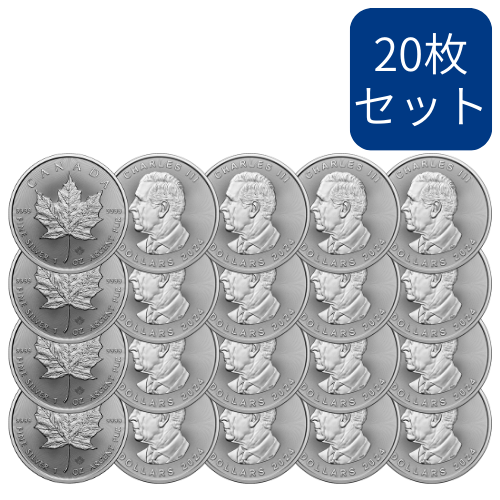 美術品/アンティークメイプルリーフ銀貨10枚セット（1オンス,1oz）　純銀/コイン