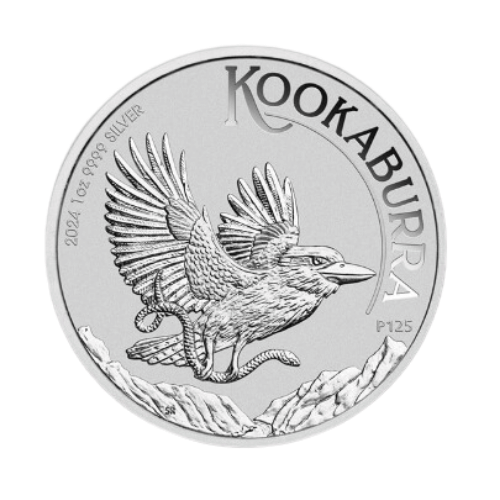 2024オーストラリア カワセミ地金型銀貨 1オンス クリアケース付 新品