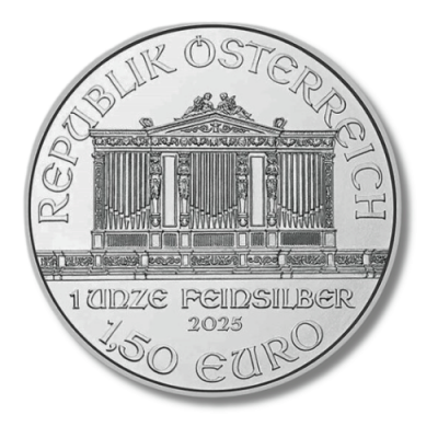 オーストリア 2025年　ウィーン 1,50ユーロ銀貨（1オンス） ④ ウィーン銀貨 2025 | 1オンス - シルバーコイン・記念銀貨の購入なら