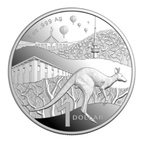 オーストラリア2025年カンガルー1oz記念銀貨 未使用品A-8 2025年 (新品) オーストラリア「カンガルー」純銀 1オンス 銀貨