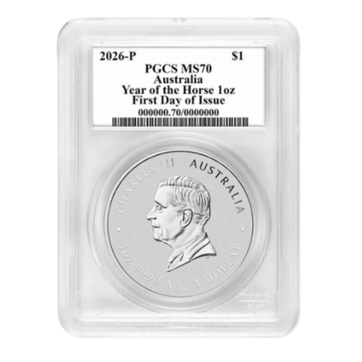 PCGS銀貨MS70|馬年1オンス - シルバーコイン・記念銀貨の購入