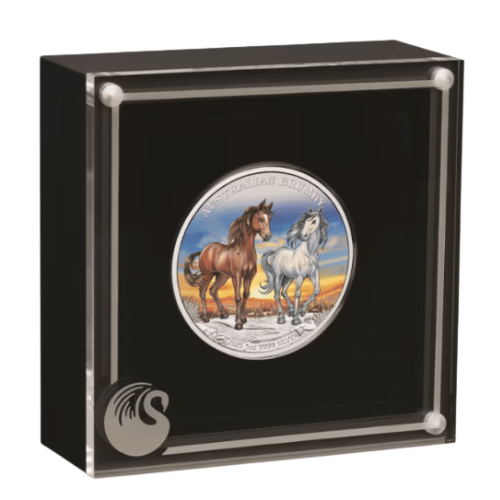 <img class='new_mark_img1' src='https://img.shop-pro.jp/img/new/icons11.gif' style='border:none;display:inline;margin:0px;padding:0px;width:auto;' />2025 オーストラリア 『ブランビー』 1オンスカラープルーフ銀貨 専用箱付 新品