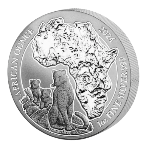 <img class='new_mark_img1' src='https://img.shop-pro.jp/img/new/icons11.gif' style='border:none;display:inline;margin:0px;padding:0px;width:auto;' />2024 ルワンダ アフリカシリーズ『レオパード』銀貨  1オンス(クリアケース付 )