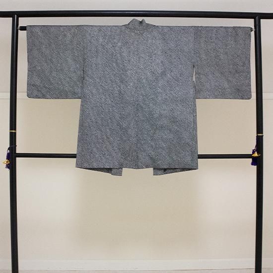 専用ページ　長羽織 羽織 　羽織　正絹　レア 羽織 黒系 絞り 正絹 Bランク - わらしべ長者.jp