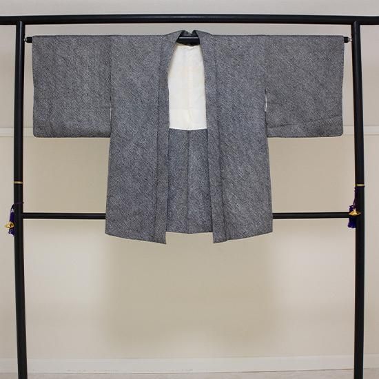 専用ページ　長羽織 羽織 　羽織　正絹　レア 羽織 黒系 絞り 正絹 Bランク - わらしべ長者.jp