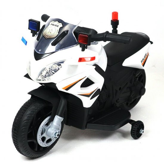 電動乗用バイク 充電式 乗用玩具 レーシングバイク 三輪車 061白