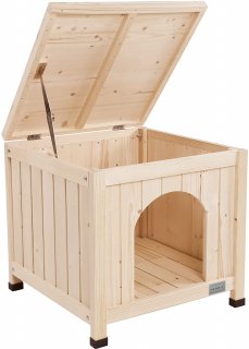 木製ケージ [petsfit] Petsfit  - 犬小屋 組み立て不要 天然木 杉